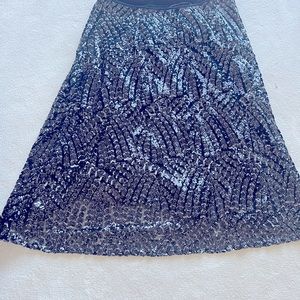 Never worn sparkle something navy skirt